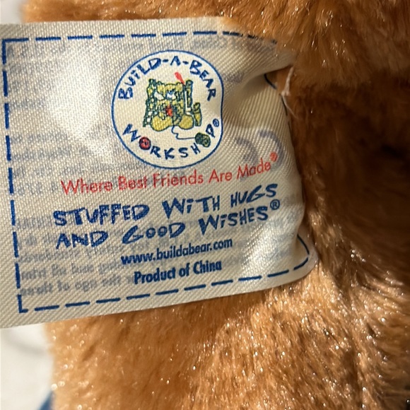 Build A Bear Dog With Baseball Cap and Outfit - Picture 4 of 5